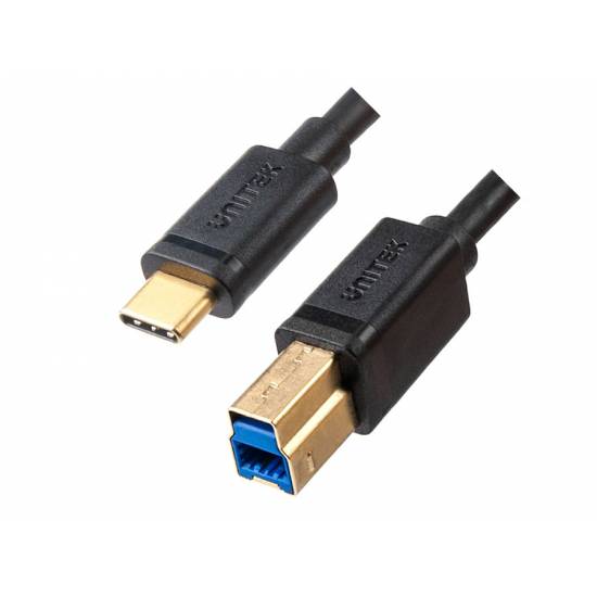 Kabel USB 3.0 USB C na USB B 2,0m Unitek C14096BK-2M do drukarki