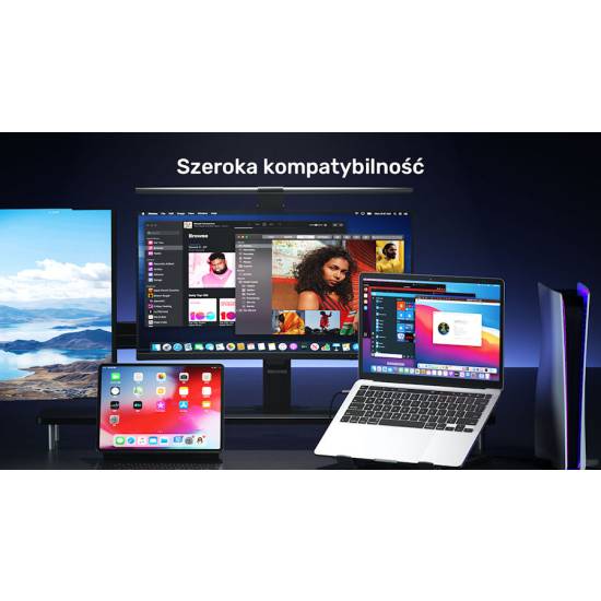 Kabel USB 4.0 USB-C - USB-C 100W 40Gbs 8K czarny 2,0m Unitek C14100ABK01-2M