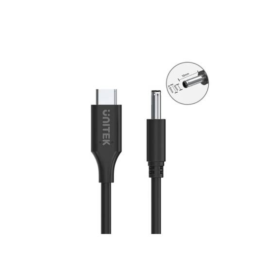 Kabel zasilający 65W Dell USB-C na 4.5x3.0 mm Unitek C14120BK-1.8M