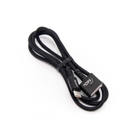Kabel zasilający 140W USB-C na MagSafe 3 1,0m Unitek C14121BK-1M
