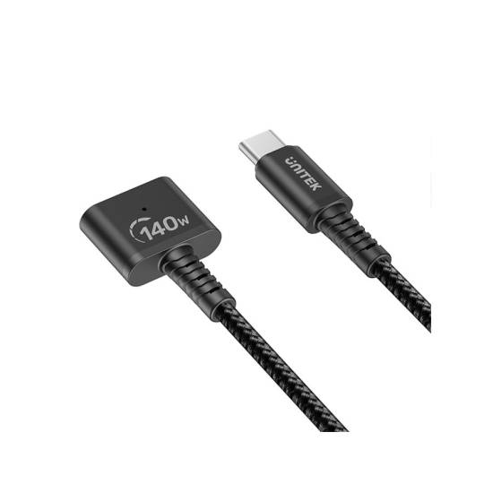 Kabel zasilający 140W USB-C na MagSafe 3 2,0m Unitek C14121BK-2M
