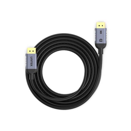 Kabel DisplayPort 1.4 M/M 8K@60Hz HDR DSC 1,5m Unitek C1628GY01-1.5M