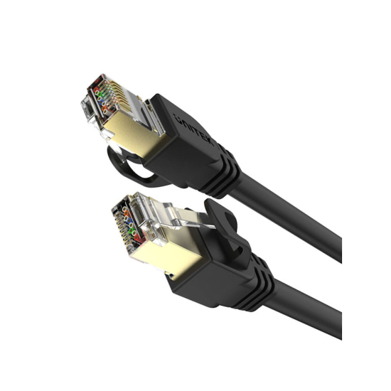 Patch cord SSTP kat.7 5,0m czarny Unitek C1812EBK