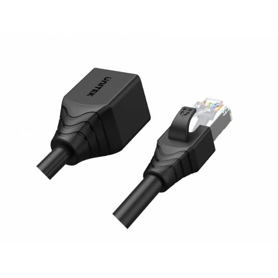 Patch cord STP kat.6 przedłużacz 0,5m Unitek C1896BK-0.5M