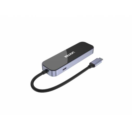 Hub USB-C -> USB 3.1 x3 Gigabit PD 100W HDMI Unitek D1084A
