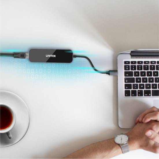 Hub USB-C -> USB 3.1 x3 Gigabit PD 100W HDMI Unitek D1084A
