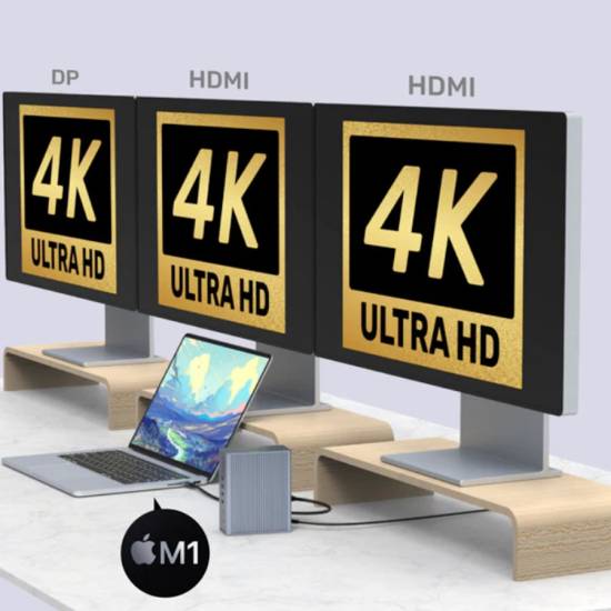 Stacja dokująca multiport 15w1 USB Typ-C Unitek D1086A