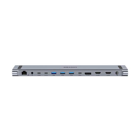 Stacja dokująca multiport KVM USB-C HDMI x2 DP x1 MST PD 100W Unitek D1106AGY01
