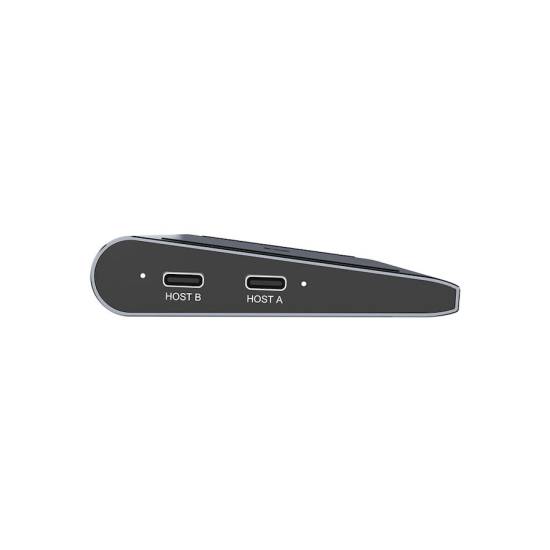 Stacja dokująca multiport KVM USB-C HDMI x2 DP x1 MST PD 100W Unitek D1106AGY01