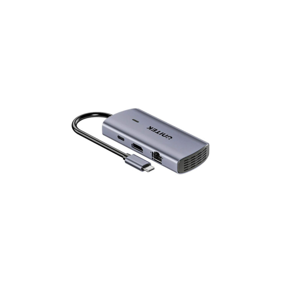 Hub USB-C -> USB 3.1 x3 Gigabit PD 100W HDMI Unitek D1113CGY01