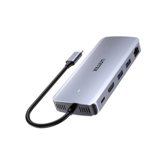 Hub USB-C -> USB 3.2 x2 USB-C HDMI RJ45 slot M.2 NVMe Unitek D1120A01