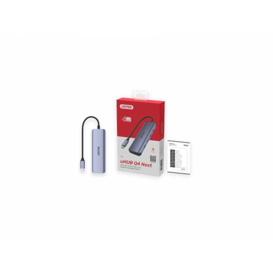 Hub USB-C -> USB Typ-C x4 5Gbps Unitek H1107K
