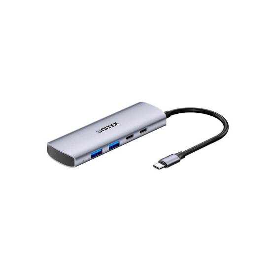 Hub USB-C -> USB 3.2 x2 USB-C x2 Unitek H1112DGY01