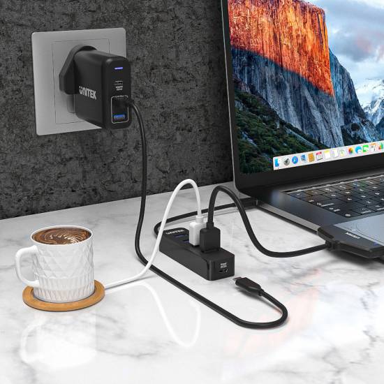 Hub USB 3.1 x4 10W Unitek H1117A aktywny