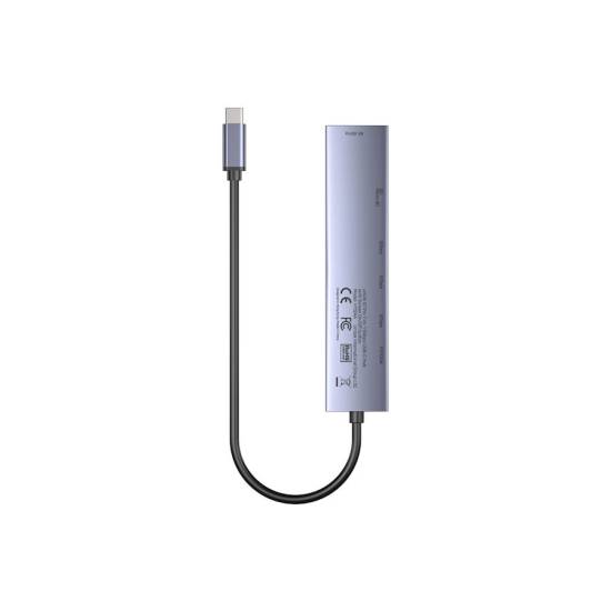 Hub USB-C -> USB-A x2 USB-C x2 PD 100W SD/microSD HDMI ON/OFF Unitek H1124AGY01