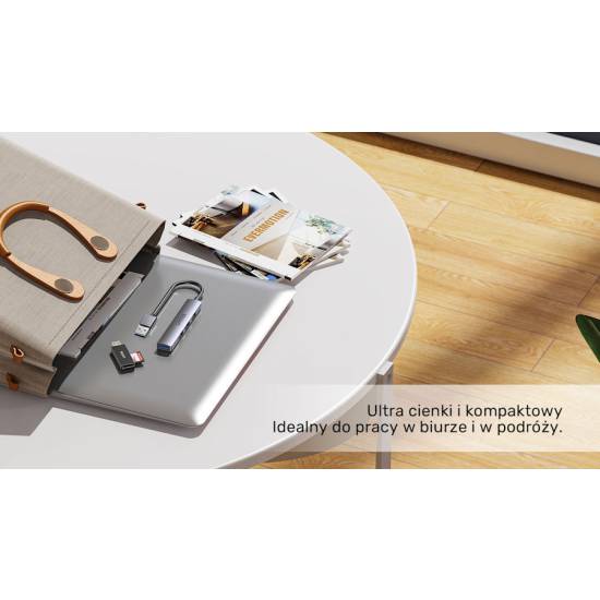 Hub USB 3.0 x1 + USB 2.0 x3 Unitek H1208A