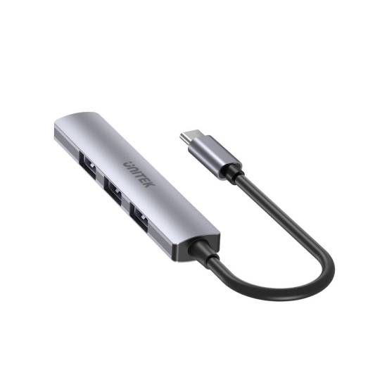 Hub USB-C -> USB 3.0 x1 + USB 2.0 x3 Unitek H1208B