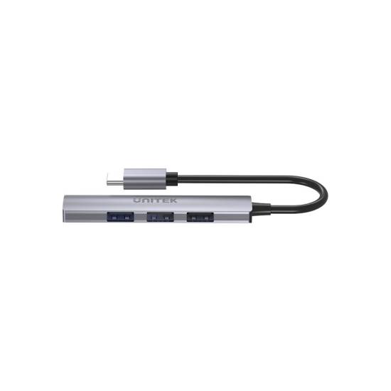 Hub USB-C -> USB 3.0 x1 + USB 2.0 x3 Unitek H1208B