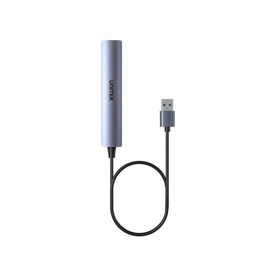 Hub USB 3.0 x1 + USB 2.0 x3 Unitek H1208CGY01 kabel 0,8m