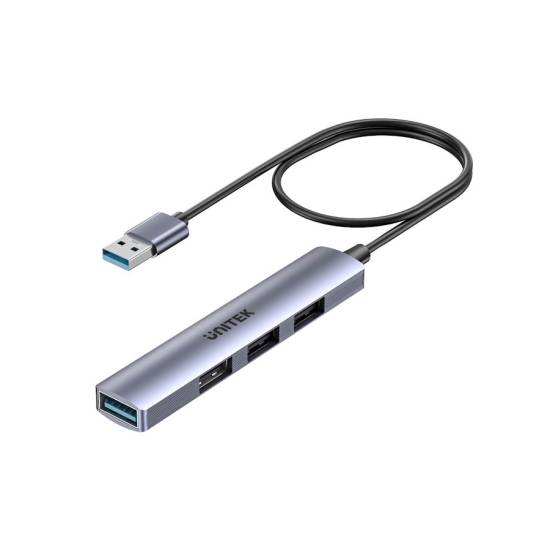 Hub USB 3.0 x1 + USB 2.0 x3 Unitek H1208CGY01 kabel 0,8m
