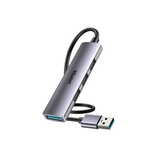 Hub USB 3.0 x1 + USB 2.0 x3 Unitek H1208CGY01 kabel 0,8m