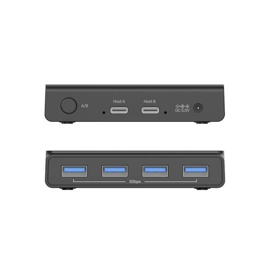 Przełącznik PC x2 -> USB 3.0 x4 5Gbps Unitek H1310A