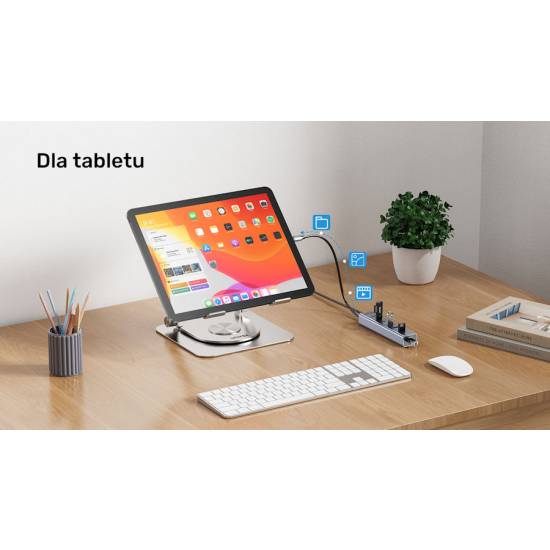 Hub USB-C -> USB-A x4 USB-C x3 10Gbps Unitek H1335AGY01-EU