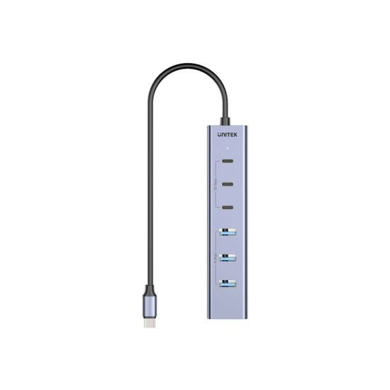 Hub USB-C -> USB-A x4 USB-C x3 10Gbps Unitek H1335AGY01-EU