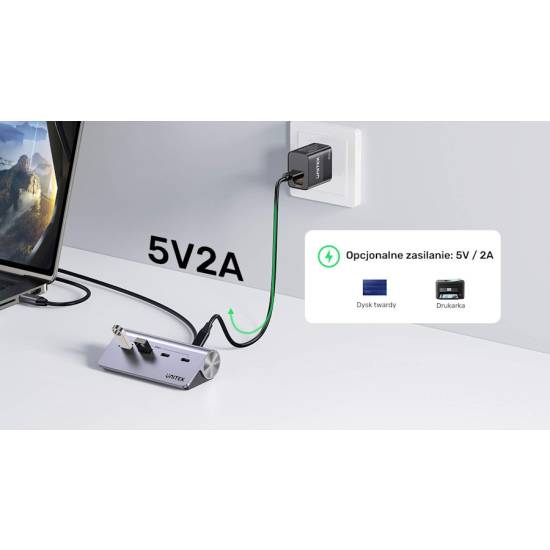 Hub USB-C -> USB 3.1 x2 USB-C x2 Unitek H1337AGY01