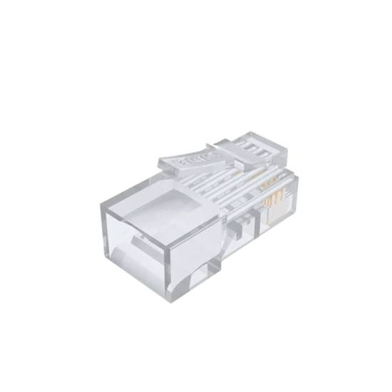 Wtyk modularny RJ45 8p8c przelotowy kat.6 100szt nieekranowany Unitek OT1091ATP01