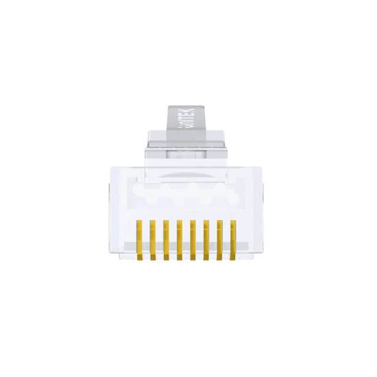 Wtyk modularny RJ45 8p8c przelotowy kat.7 50szt ekranowany Unitek OT1094ATP01