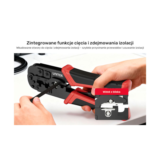 Zaciskarka RJ45/RJ12/RJ11 Unitek OT136ARD01