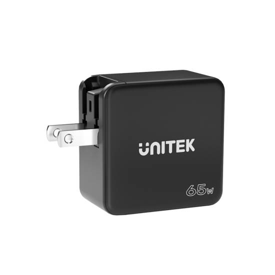 Ładowarka sieciowa GaN USB-A, 2x USB-C PD 65W QC3.0 Unitek P1117B