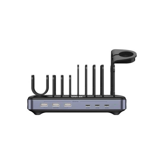 Stacja ładująca 3x USB-A 3x USB-C 80W Unitek P1207B