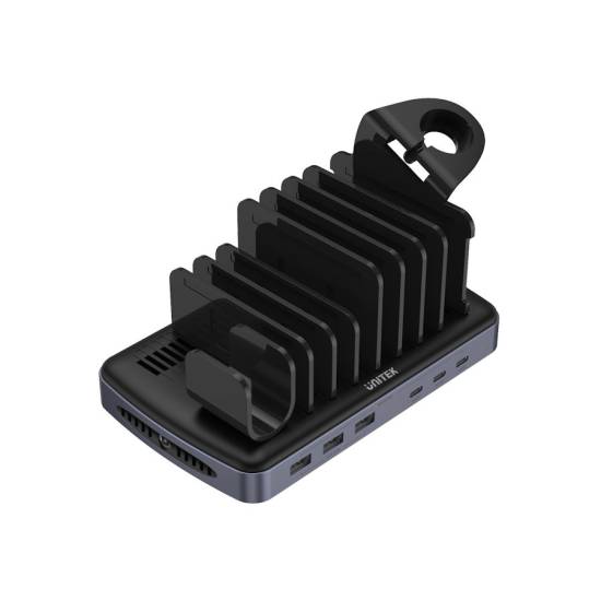 Stacja ładująca 3x USB-A 3x USB-C 80W Unitek P1207B