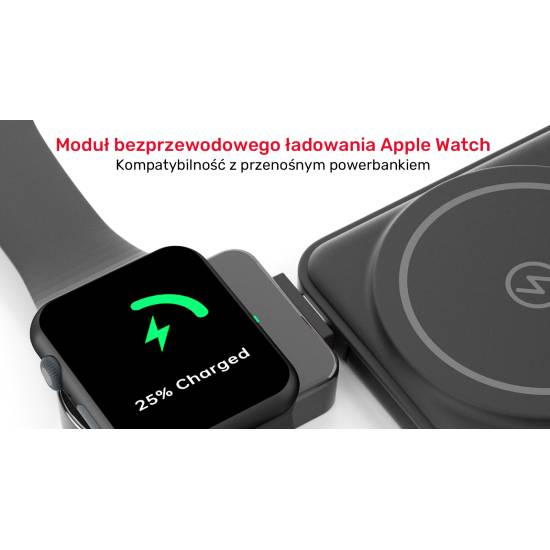Ładowarka magnetyczna 3w1 48W + powerbank Unitek P1222A