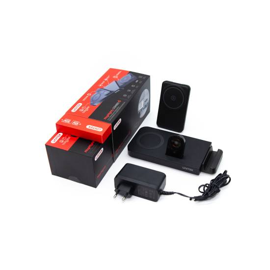 Ładowarka magnetyczna 3w1 48W + powerbank Unitek P1222A