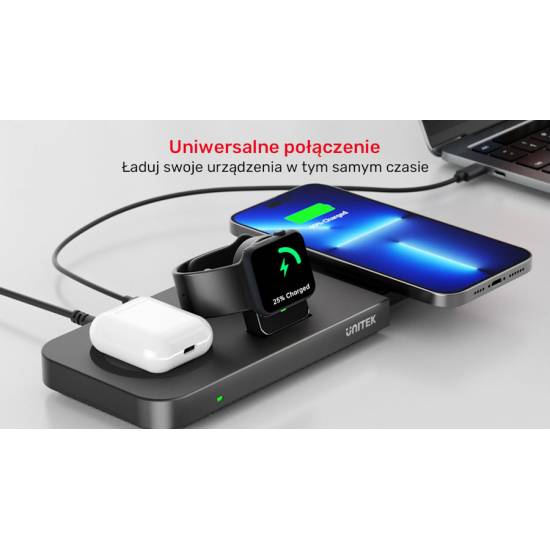 Ładowarka bezprzewodowa 48W Unitek P1222B