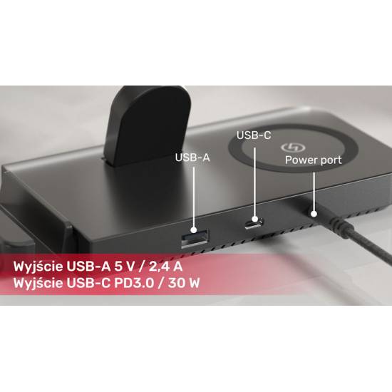 Ładowarka bezprzewodowa 48W Unitek P1222B