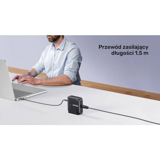 Ładowarka sieciowa GaN USB-A x2, USB-C x2 PD 70W Unitek P1228ABK01-EU czarna
