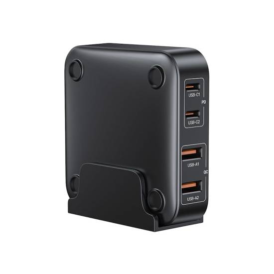 Ładowarka sieciowa GaN USB-A x2, USB-C x2 PD 70W Unitek P1228ABK01-EU czarna