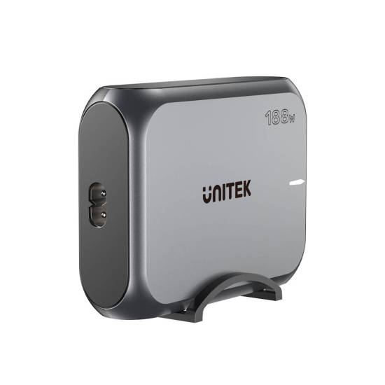 Ładowarka sieciowa GaN USB-A x2 USB-C x3 188W Unitek P1234AGY01-EU