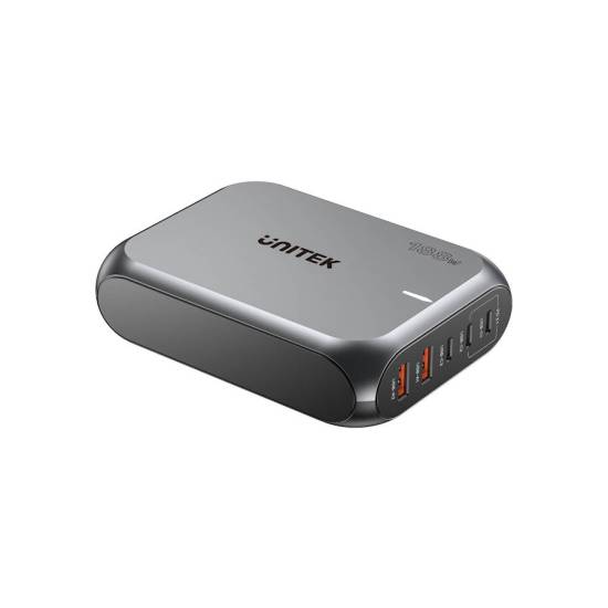 Ładowarka sieciowa GaN USB-A x2 USB-C x3 188W Unitek P1234AGY01-EU