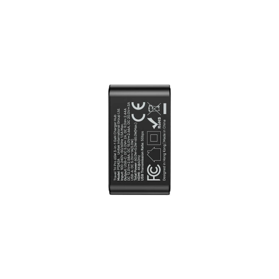 Ładowarka sieciowa GaN podróżna z hubem 65W USB-A USB-C HDMI 4K@60Hz Unitek P1242ABK01