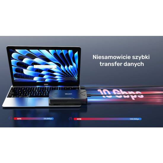 Obudowa SSD M.2 NVMe + SATA 2,5