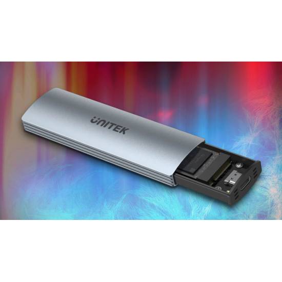Obudowa SSD M.2 PCIe/NVMe/SATA USB C 10Gbps Unitek S1230A
