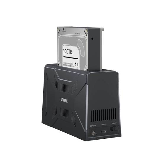 Stacja dokująca USB-C dyski 1x M.2 PCIe/NVMe 1x SATA Unitek S1234B01-EU