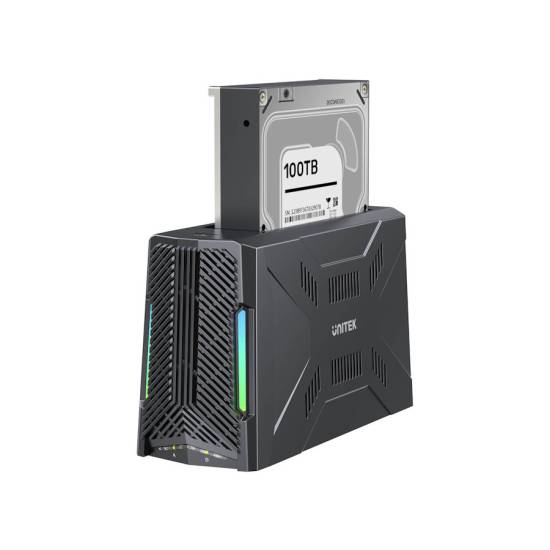 Stacja dokująca USB-C dyski 1x M.2 PCIe/NVMe 1x SATA Unitek S1234B01-EU
