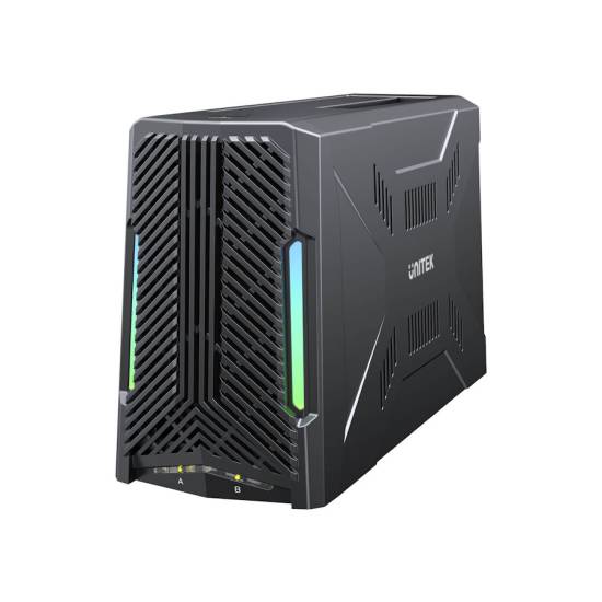 Stacja dokująca USB-C dyski 1x M.2 PCIe/NVMe 1x SATA Unitek S1234B01-EU