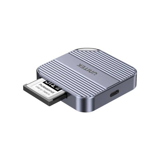 Czytnik kart CF Express Typ-B USB-C 10Gbps magnetyczny Unitek S1244BGY01